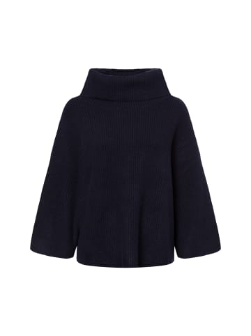 comma Indoor-Poncho in blau - 0001