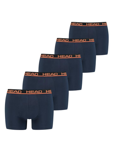 HEAD Boxershort 5er Pack in Dunkelblau