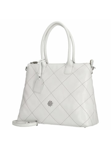 PICARD Aurelie - Shopper 37 cm Rindleder (ozean) in white lily