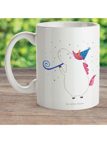 Mr. & Mrs. Panda Kindertasse Einhorn Party ohne Spruch in Weiß