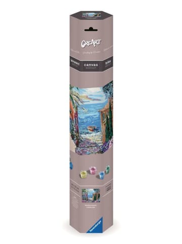 Ravensburger Malprodukte CreArt, Malen nach Zahlen Canvas Leinwand - Mediterrane Landschaft CreArt Canvas (Leinwand) Ab 12 Jahre in bunt