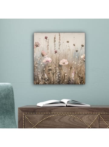 MuchoWow Leinwand bilder Blumenfeld (BxH)