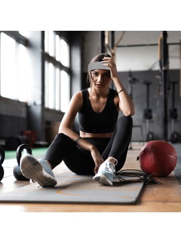 relaxdays 10x Kühlhandtuch in Grau