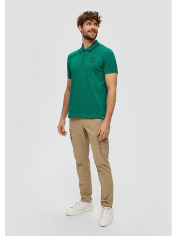 s.Oliver Polo-Shirt kurzarm in Grün