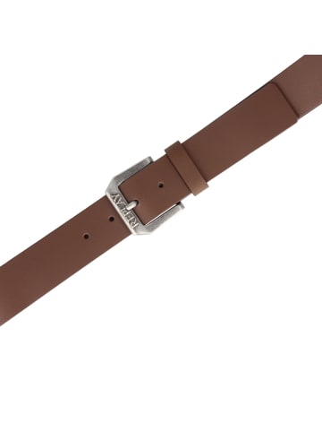 Replay Gürtel Leder in dk brown wood