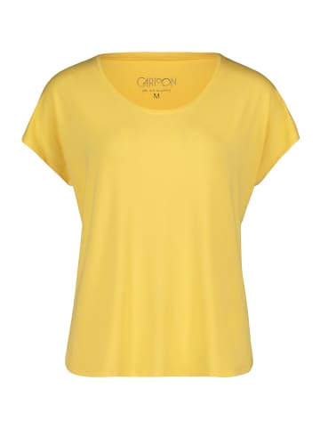 CARTOON Basic Shirt mit Rundhalsausschnitt in Gelb