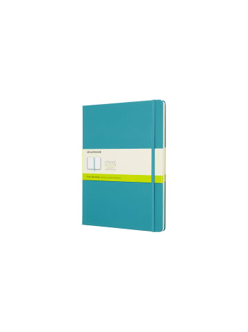 Moleskine Notizbuch mit festem Einband, Blanko "Classic" in Riff Blau