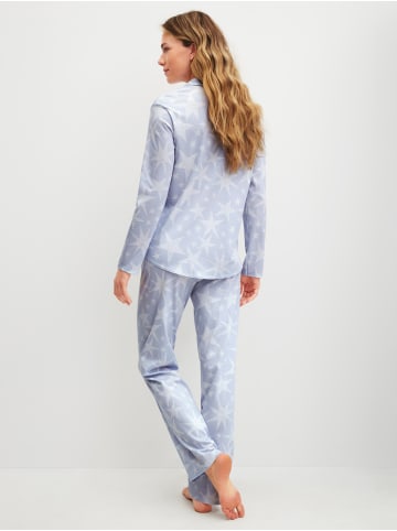 Calida Pyjama in harmony blue