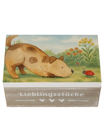 Mr. & Mrs. Panda Box Hund Marienkäfer Design ohne Spruch in Weiß