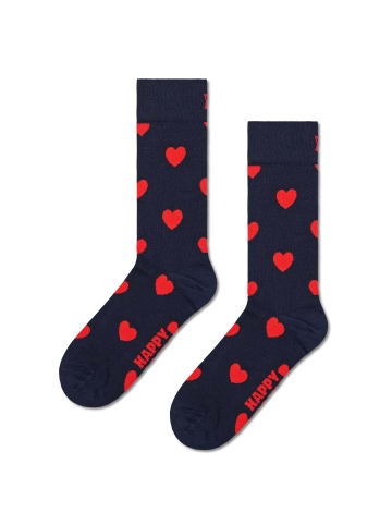 Happy Socks Socken in Heart Socks Navy