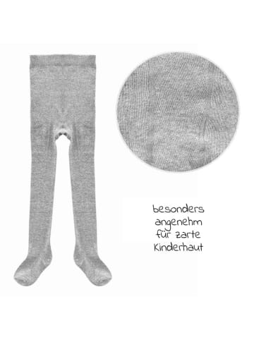 LaLoona Strumpfhose 2er Pack - Grau Melange - in grau