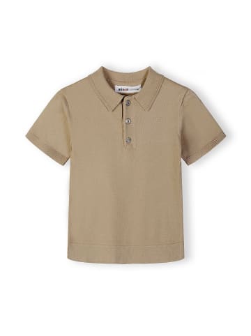 Minoti Poloshirt 29KNIT251 in stone