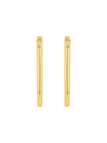 Amor Creolen Silber 925, gelbvergoldet in Gold