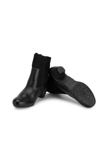VITAFORM Lammnappaleder Stiefeletten in schwarz