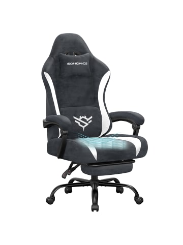 SONGMICS Drehstuhl Cathy in Grau - (B)70 x (H)130 x (T)70 cm