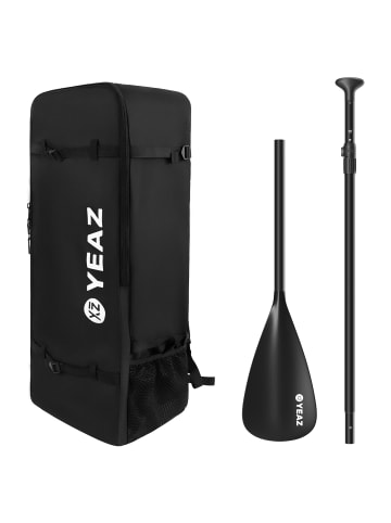 YEAZ KIT rucksack und paddel in schwarz