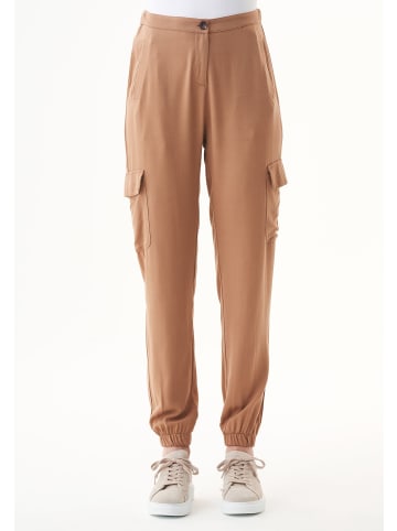 Organication Cargohose "WOR15016" in Dunkelhaselnuss