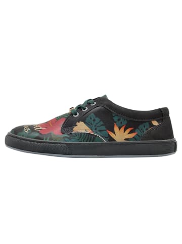 Dogo Cord Sneaker - Good Vibes in Schwarz
