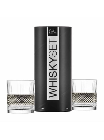 Eisch 2er Set Whiskybecher Glen 330 ml in platin