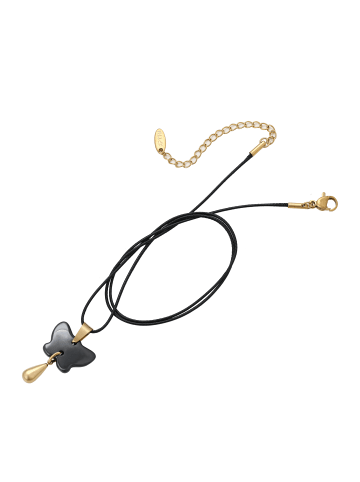 faina Women Charm Necklace in Black