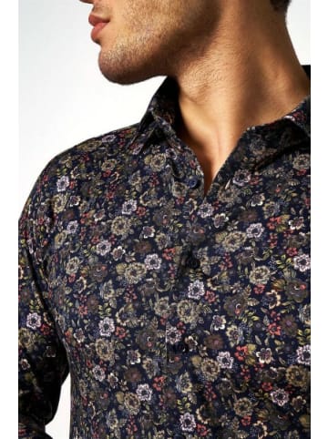 Wappen Langarm FreizeitHemd für Herren in Bunt