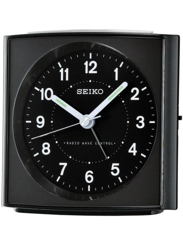Seiko Funkwecker Schwarz
