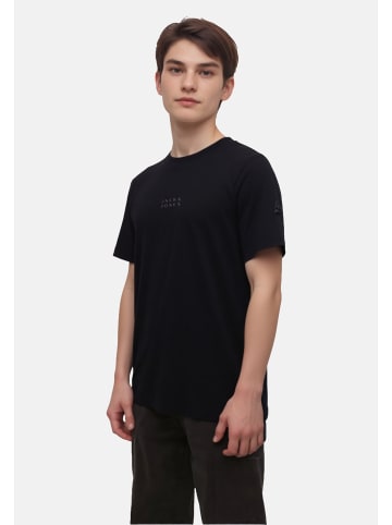JACK & JONES Junior T-Shirt 'Point' in schwarz