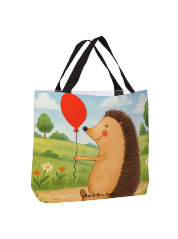 Mr. & Mrs. Panda Umhängetasche Igel Luftballon Design ohne Spruch in Weiß