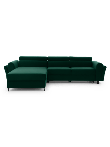 MF Design Mariam Recamiere Links in Smaragd -  (L) 200 x (B) 288 x (H) 92 cm