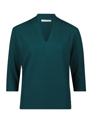 BETTY & CO Casual-Shirt mit V-Ausschnitt in Deep Teal
