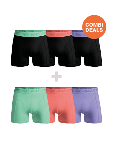 Muchachomalo 6er-Set: Boxershort in Mehrfarbig - für Herren