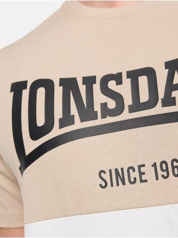 Lonsdale T-Shirt "Sandscove" in Beige
