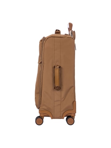BRIC`s X-Collection 4 Rollen Kabinentrolley 55 cm brownie