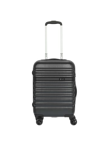 Bugatti Corium 4-Rollen-Kabinentrolley 55 cm (black) in schwarz
