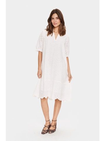 SAINT TROPEZ Kleid GeleksaSZ Gerade Passform in Ice