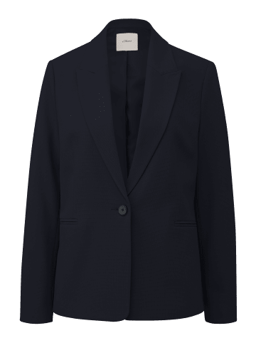 s.Oliver BLACK LABEL Indoor-Blazer langarm in Blau