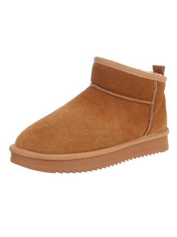 Ital-Design Stiefelette in Camel