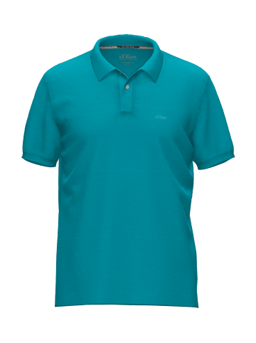 s.Oliver Polo-Shirts T-Shirt kurzarm in Türkis