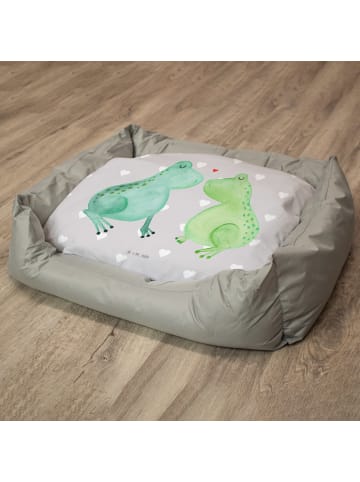 Mr. & Mrs. Panda Hundekorb Frosch Liebe ohne Spruch in Grau Pastell