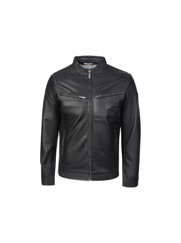 Bugatti Lederjacke Rotterdam in schwarz
