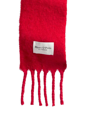 Marc O'Polo Langer Schal mit Fransen in Bright Red