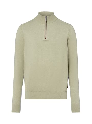 Bugatti Strickjacke mit Cashmere in lind - 0001