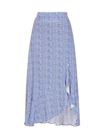Usha Women Skirt in blue white