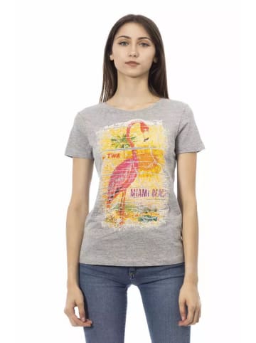 Trussardi Action Grau Baumwolle Damen T-Shirt