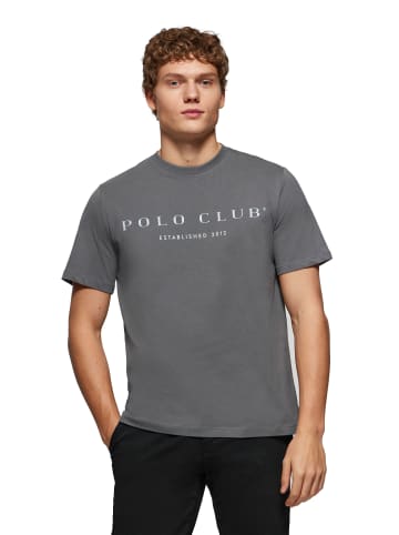 Polo Club T-Shirt in ASPHALT