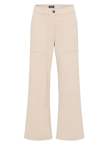 Cecil Wide Leg Cordhose in Beige