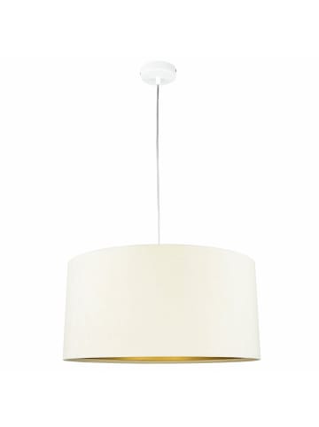 Licht-Erlebnisse Pendelleuchte in Weiß Creme Gold