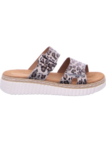 Tom Tailor Pantoletten in silber/leo