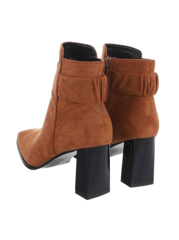 Ital-Design Stiefelette in Camel