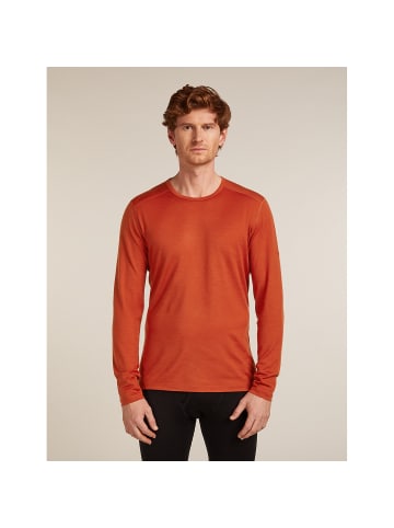 icebreaker Men 200 Oasis LS Crewe in Dunkelorange512